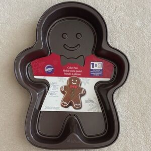 Wilton Gingerbread Man Cake Pan - Chocolate Brown